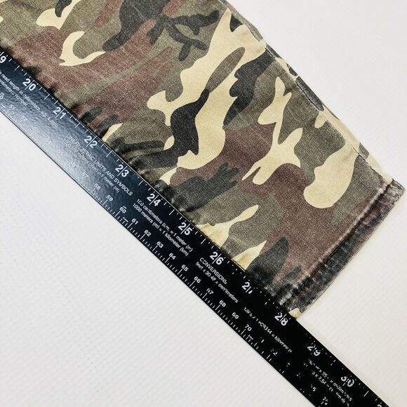 Kut from the Kloth Size 4 Camo Moto Pants Women Mia Toothpick Ankle Skinny Jeans - Picture 8 of 12